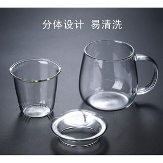 Glass Tea Mug with filter &amp; lid /&#29627;&#29827;&#19977;&#20214;&#33590;&#26479;&#21152;&#21402;&#24102;&#30422;&#27873;&#33590;&#22278;&#36259;&#26479;/&#29627;&#29827;&#26479;/&#33457;&#33590;&#26479;