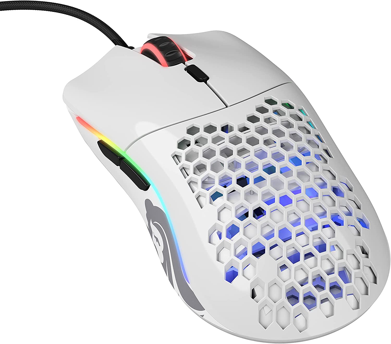 GLORIOUS MODEL O GLOSSY WHITE WIRED MOUSE - GO-GWHITE-N