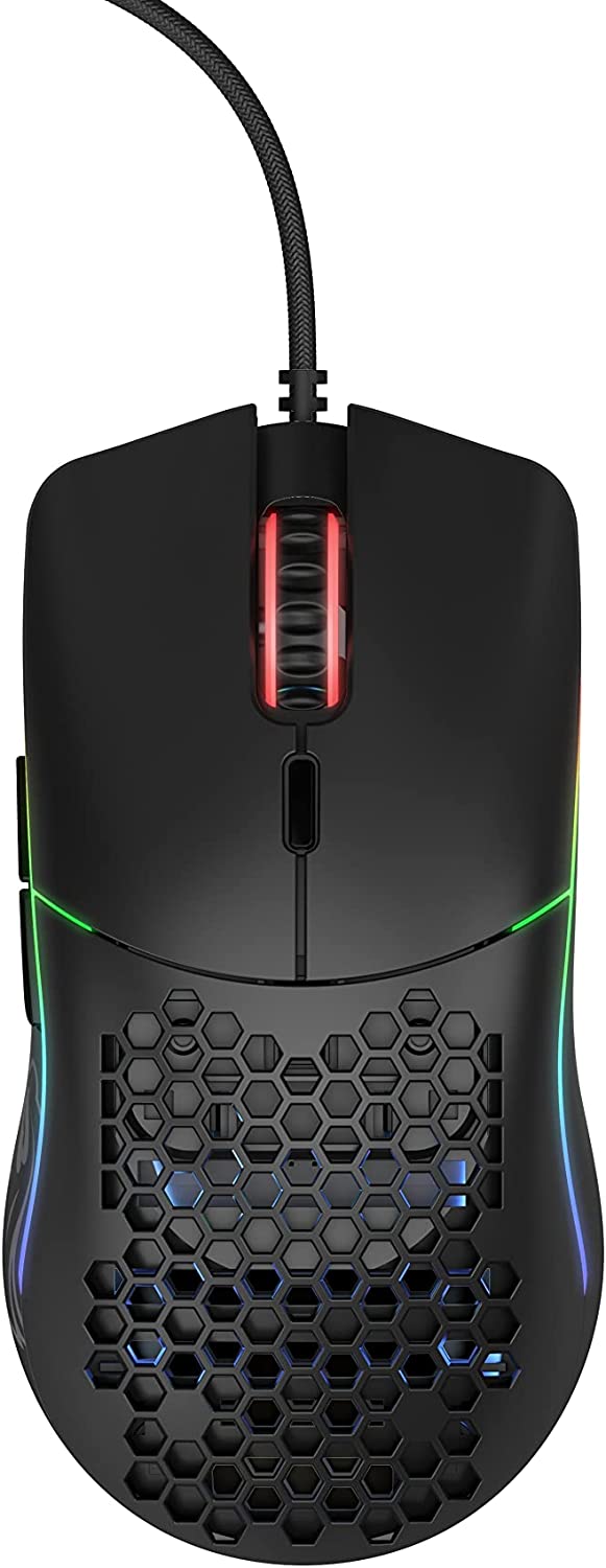 GLORIOUS MODEL O MATTE BLACK WIRED MOUSE - GO-BLACK-N