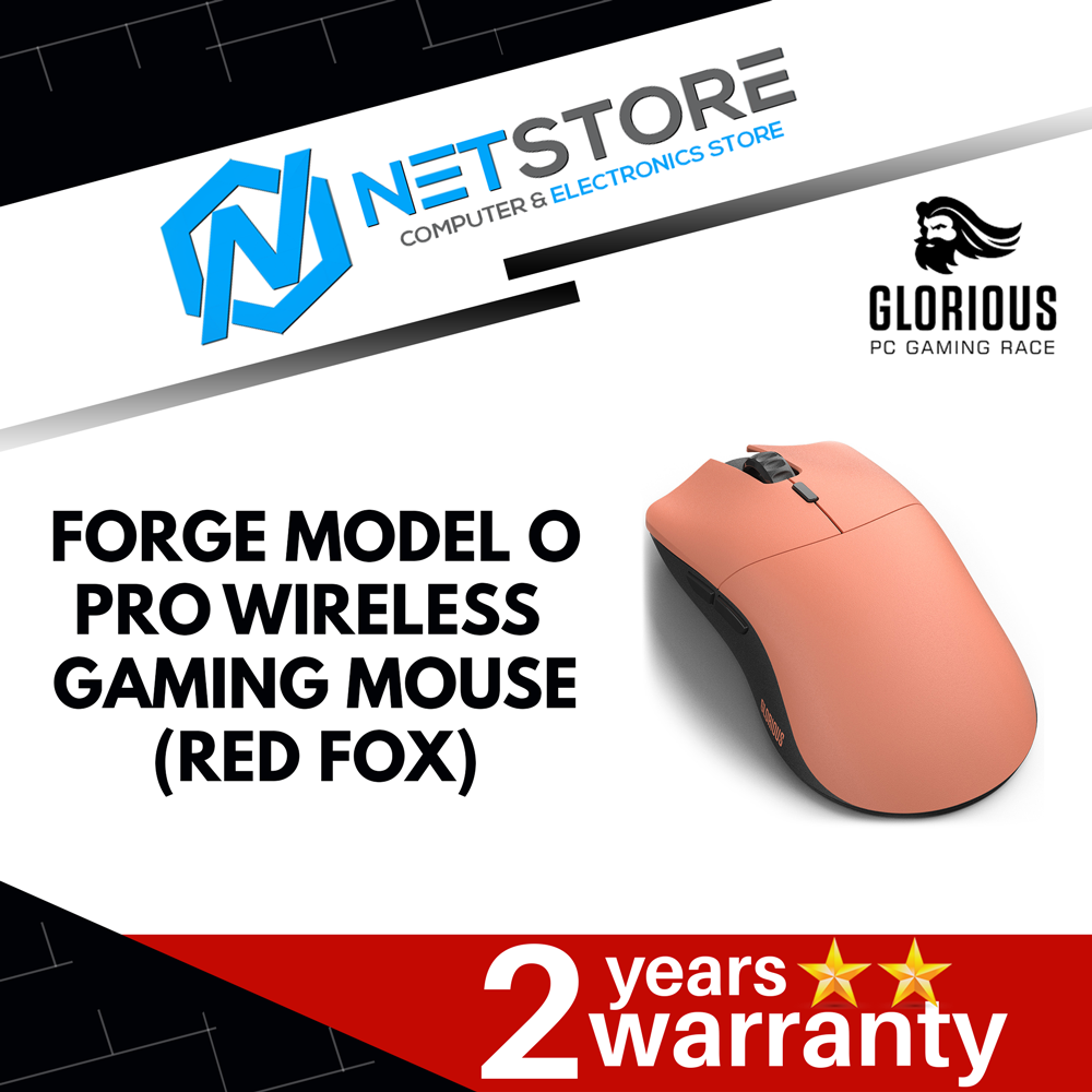 GlORIOUS MODEL O PRO WIRELESS MOUSE - RED FOX (GLO-MS-OW-RF-FORGE)