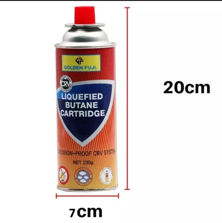 GOLDEN FUJI | Butane Gas Cartridge | 230g x 4 per pack