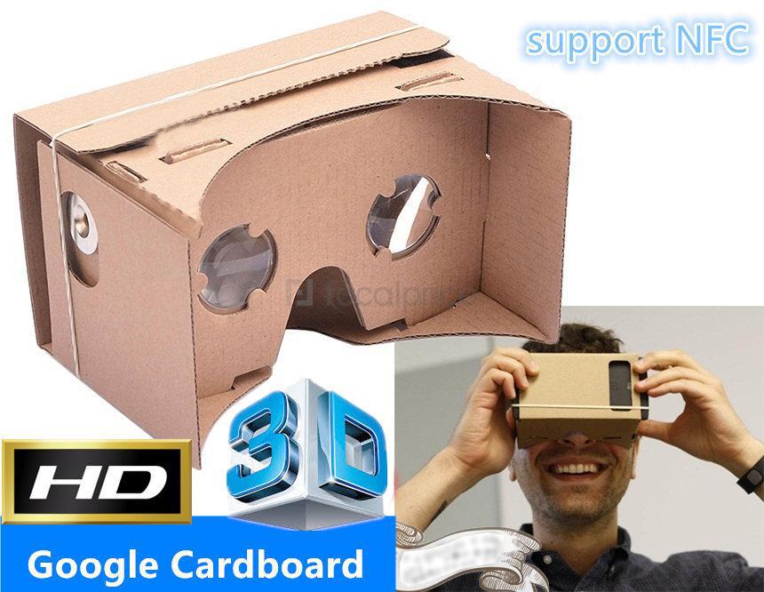 Google Cardboard VR 3D Glasses Android iOS Phone (With NFC Support)