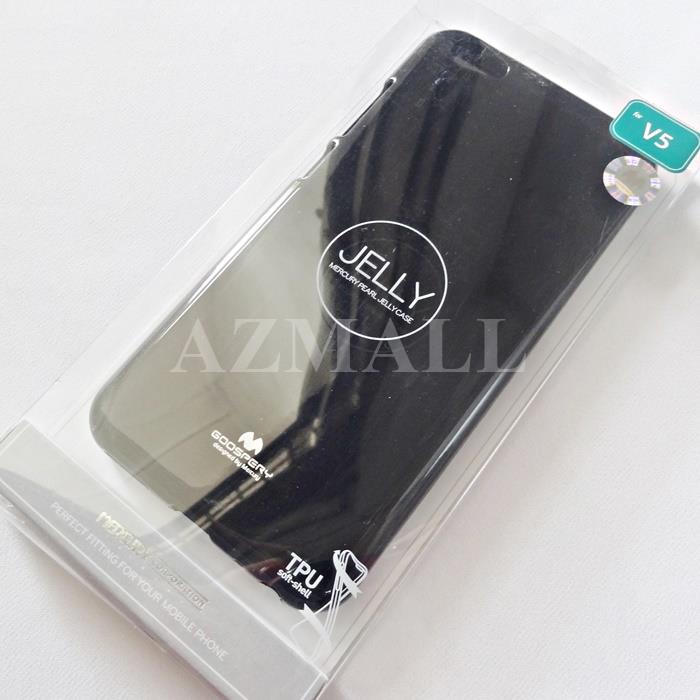 GOOSPERY Pearl Jelly TPU Back Case Soft Cover Vivo V5 V5s (5.5") *BLK