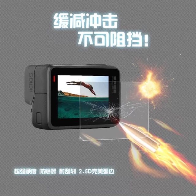 Gopro Hero 5 6 Camera Screen Protection Film Anti-Explosion Tempered Film