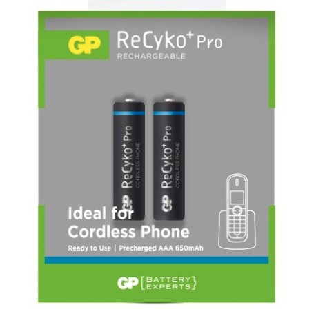 GP Recyko+ Pro Panasonic Motorola Alcatel Vtech Cordless DECT Phone Rechargeab