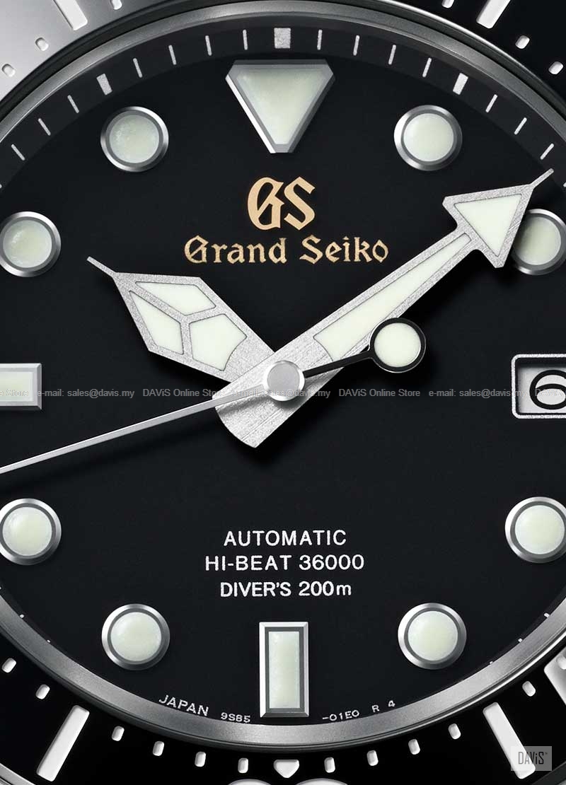Grand Seiko SBGH291 Sport Hi-Beat Diver Auto Titanium Bracelet Black