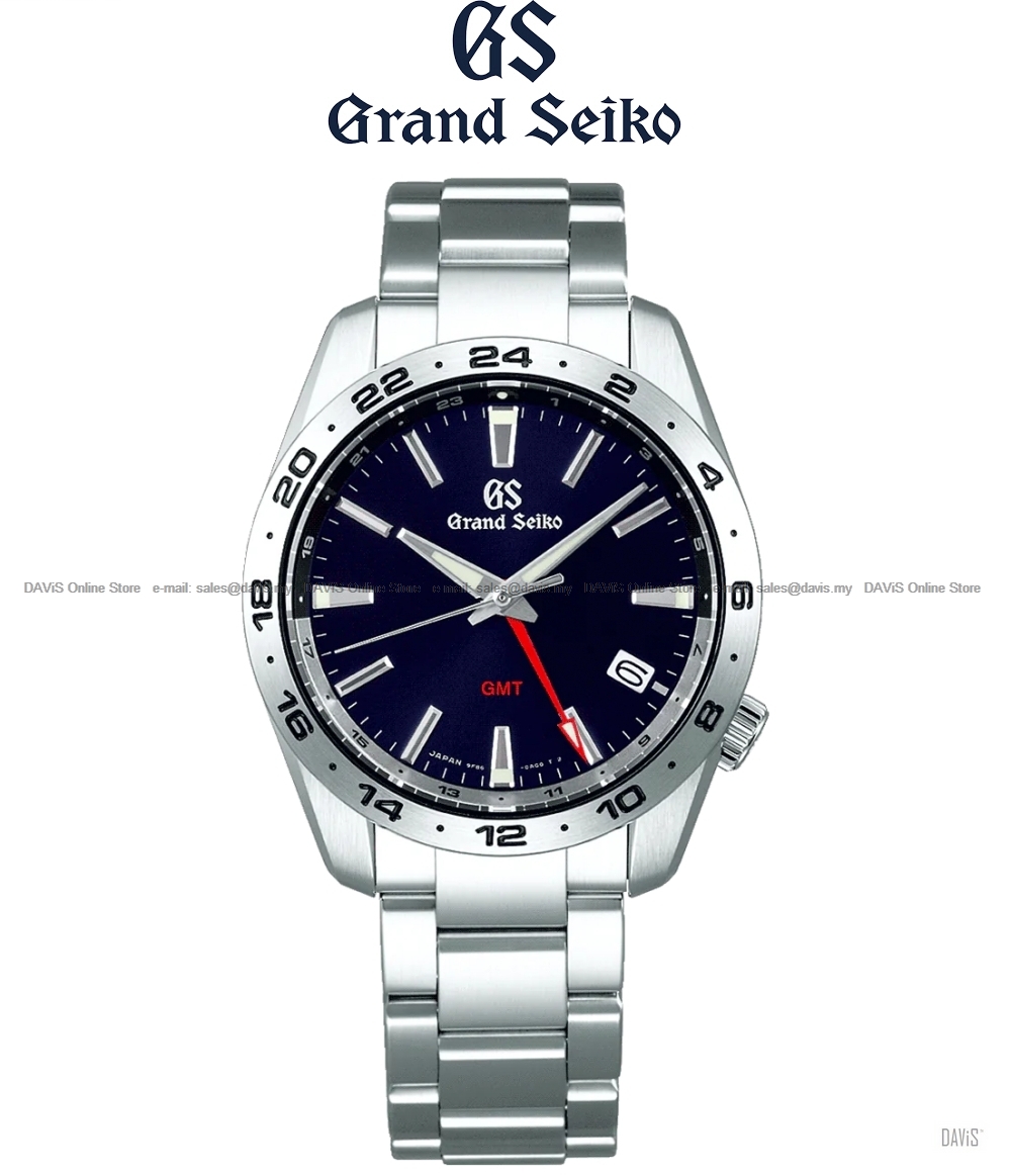 Grand Seiko SBGN029 Sport Collection GMT Quartz SS Bracelet Blue