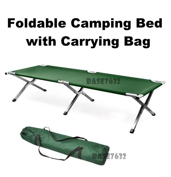 Green Foldable Folding Oxford Army Green Camping Camp Cot Bed 2335.1