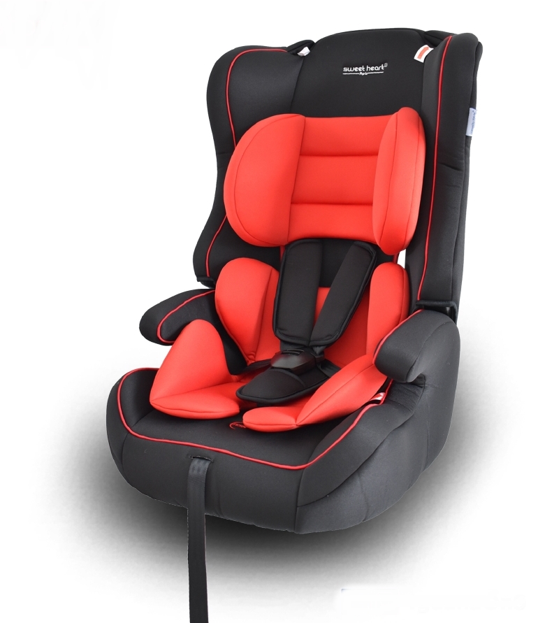 Group 1/2/3 Safety Car Seat Booster - Black Red