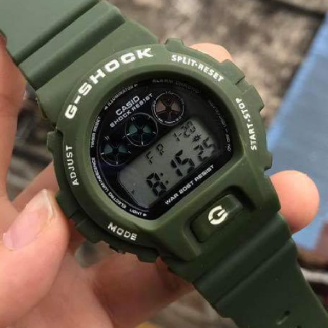 GS DW-6900 Army Green Watch G Shock Jam Tangan Watches Gshock c-asio oem