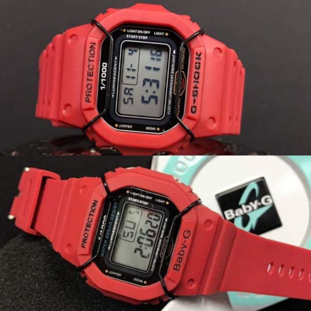 GShock DW5600  &amp; Baby G Maroon Couple Watch