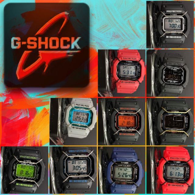 g shock petak merah