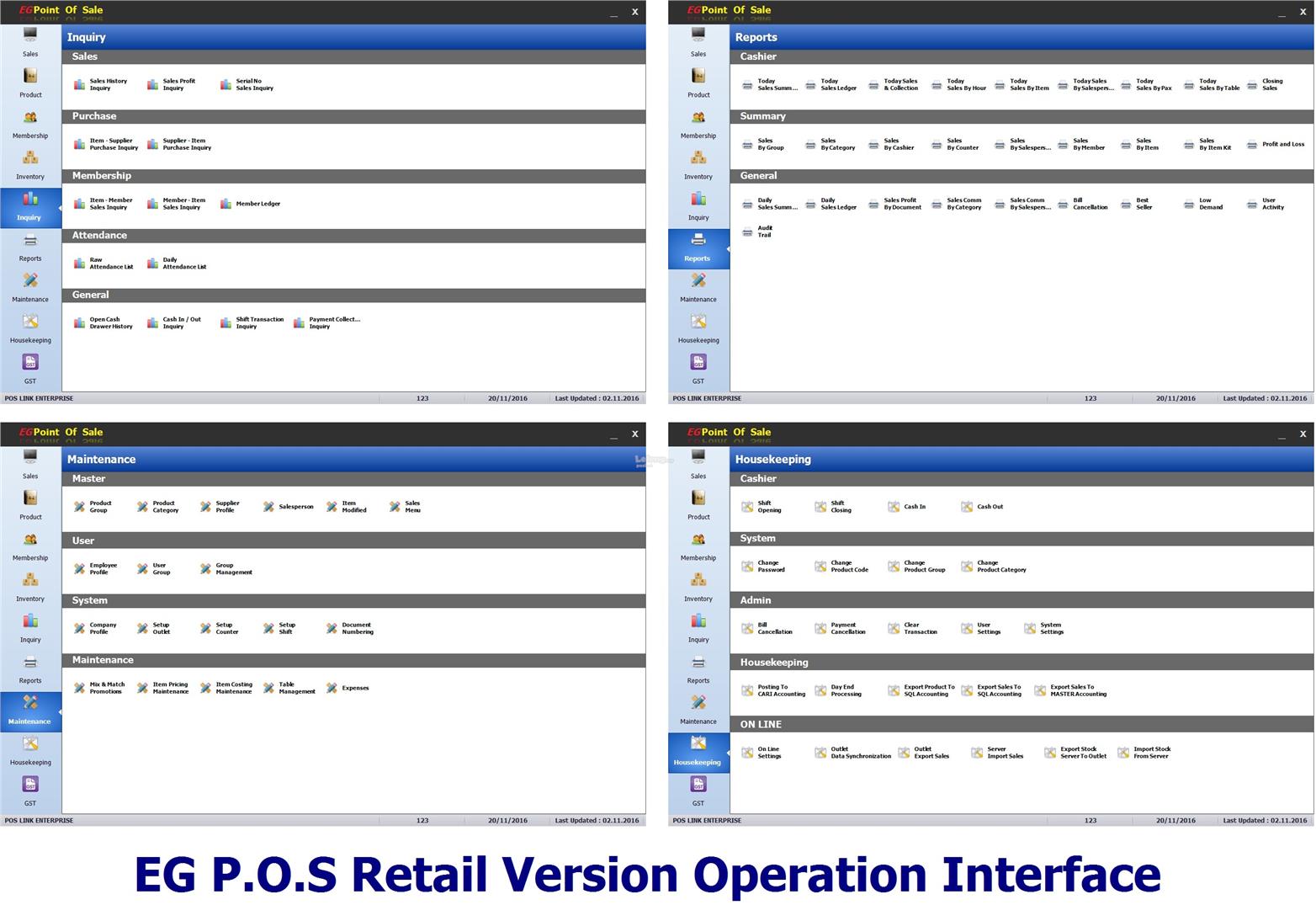 GST POS System- EG POS Retail Basic (end 6/10/2019 2:15 AM)