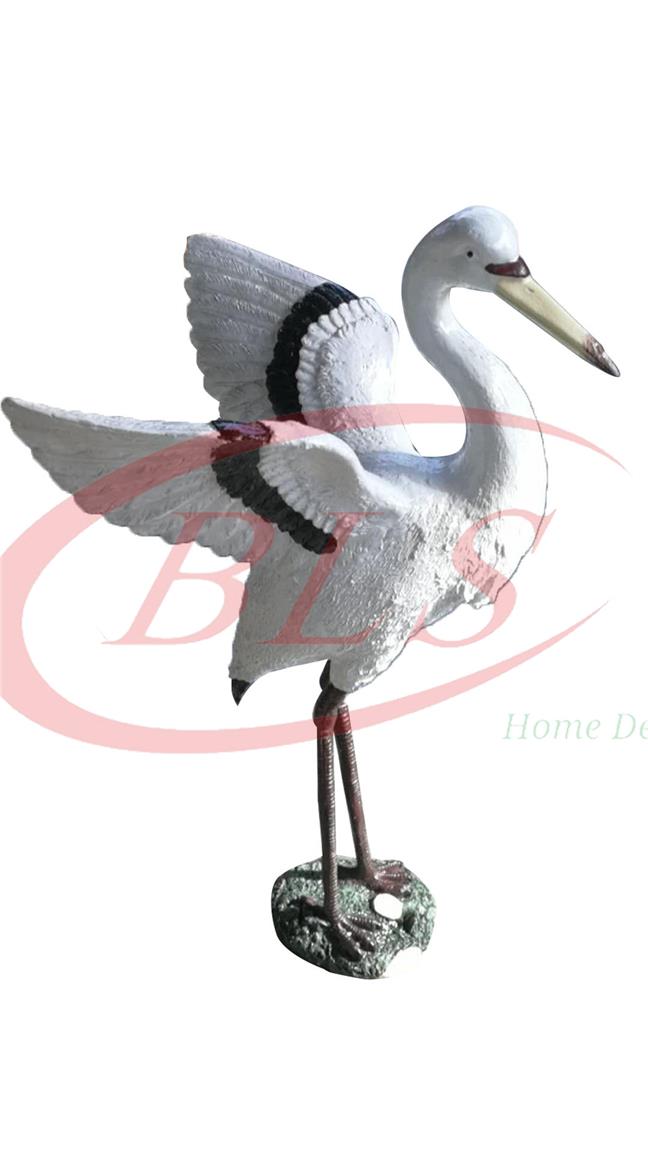 H 47 Cm Polyresin Stork Bird Open End 10 27 2019 8 15 Am