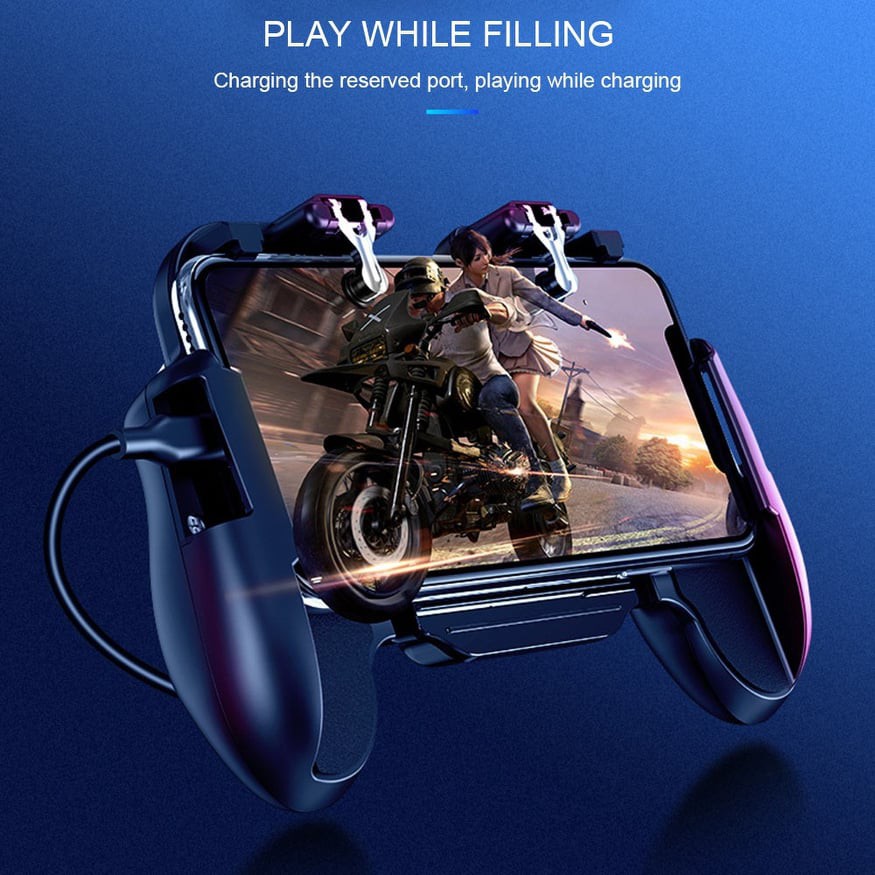 H5 PUBG Mobile Game Controller Android Ios Survival Gamepad Joystick Cooling F