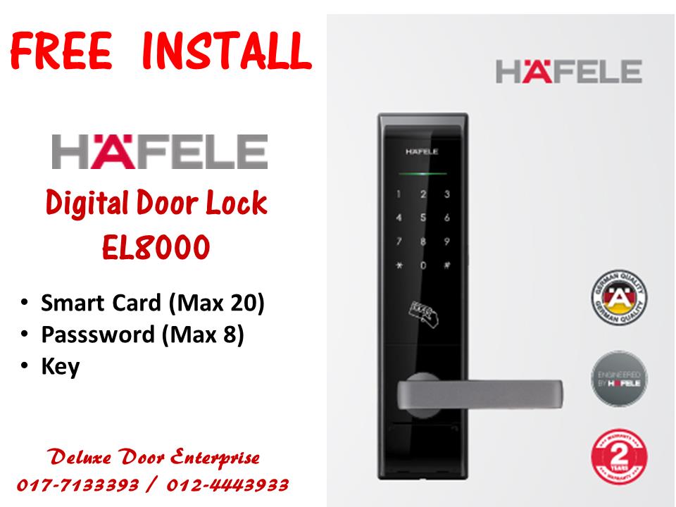 Hafele Digital Door Lock EL8000 (end 9/6/2020 3:15 PM)