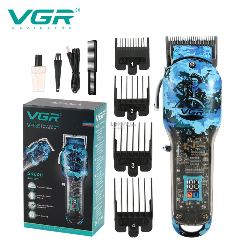 Hair Clipper VGR V-685  Trimmer Sharp Blade Rechargeable Mesin Rambut