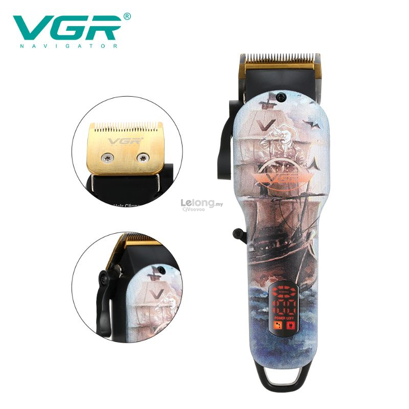 Hair Clipper VGR V-689  Trimmer Sharp Blade Rechargeable Mesin Rambut