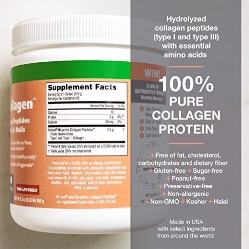 Collagen peptides отзывы. Now Collagen Peptides Powder 227 гр.