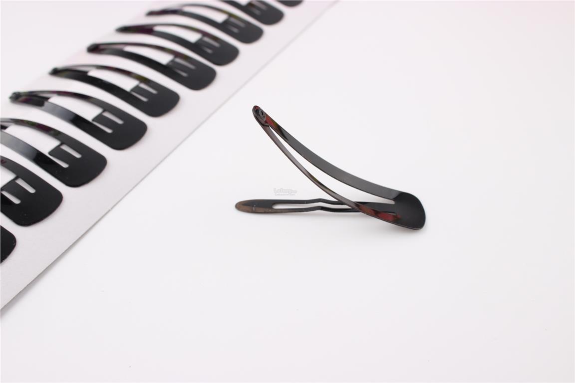Hair-Snap Metal Clip-U-shaped Bobby Pin-Bow Prong-Waved Barrette