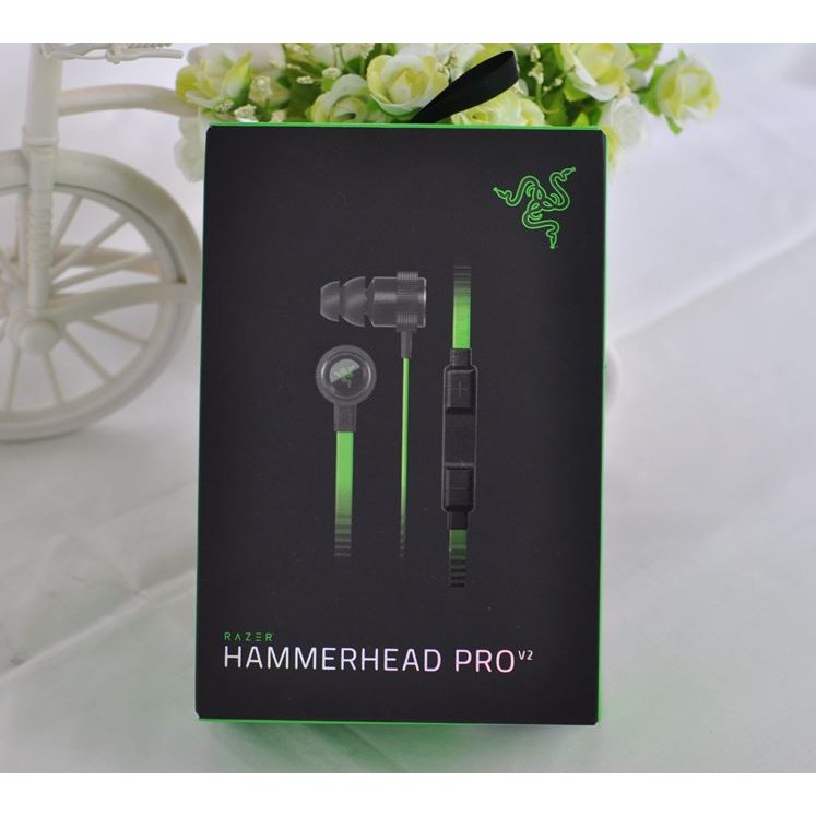Hammerhead V2 Pro In-Ear Microphone Gaming Headphones Noise Isolated Stereo Ba