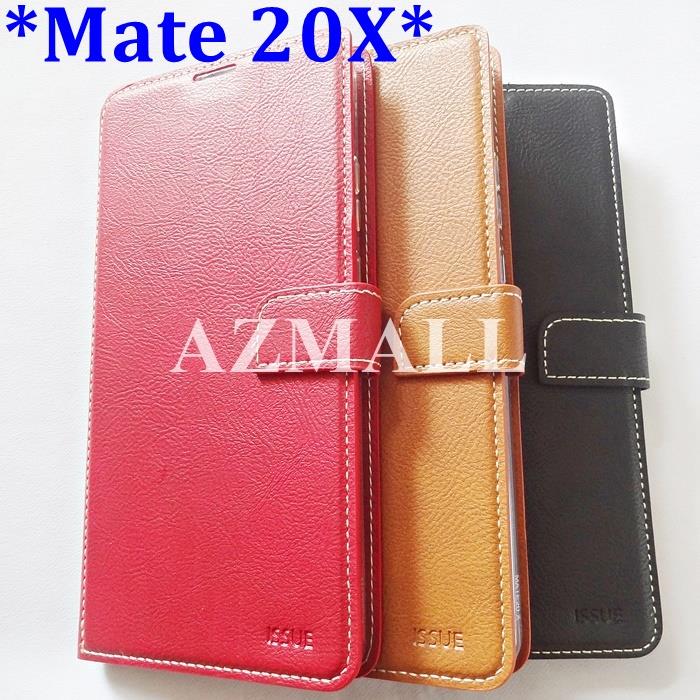 HANA ISSUE Diary Case Leather Flip Cover Huawei Mate 20 X 20X (7.2')