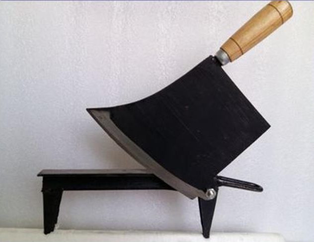 hand make high carbon steel hand-cut medicine guillotine herbal knife