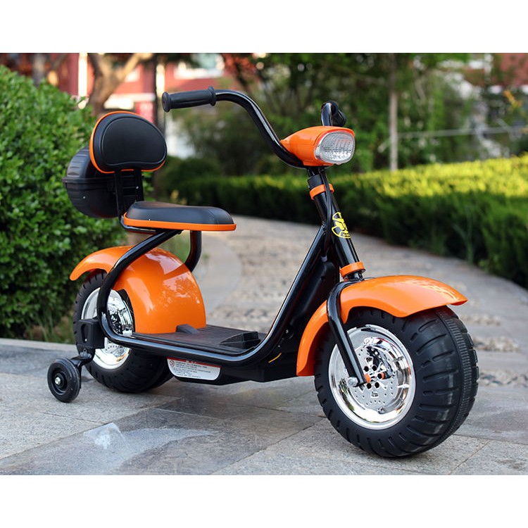 Harley Children Electric Motor Scooter Durable Rechargeable