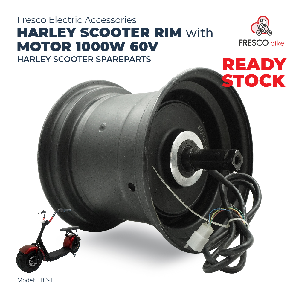 Harley Electric Scooter Rim With Motor 1000w 60v