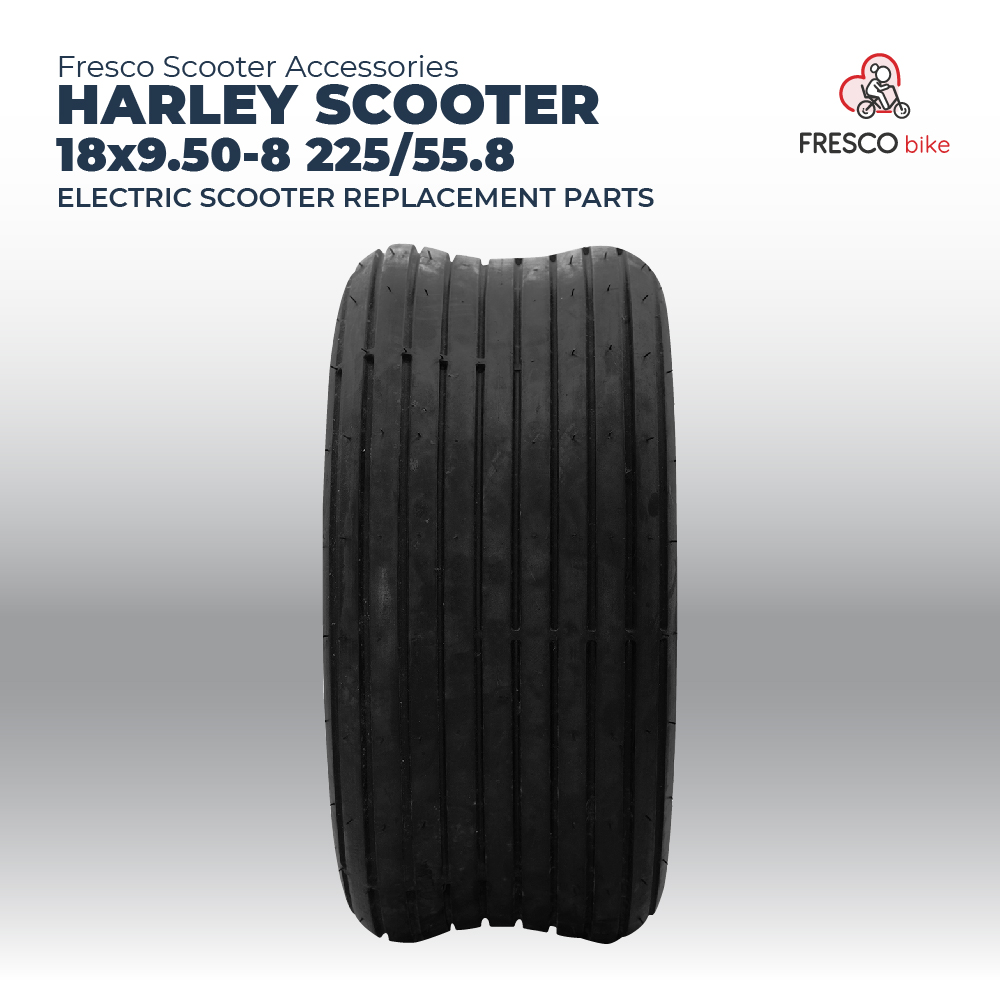 Harley (Tubeless Tyre) 18x9.50-8 225/55.8 Electric Scooter