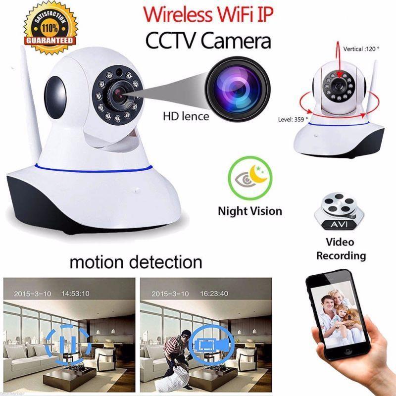 HD 960P WiFi IP Camera Motion Sensor Alarm, 2way Audio, Night Vision