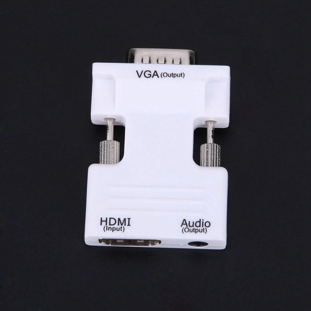 HDMI Female to VGA Male Converter Adapter Portable HDMI Connector for PC 1080p