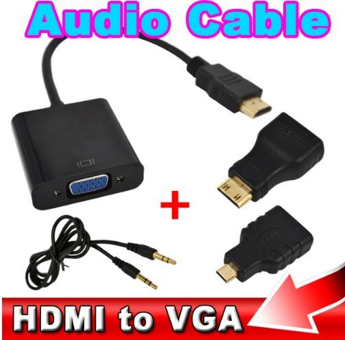 HDMI Male to VGA Female converter adapter