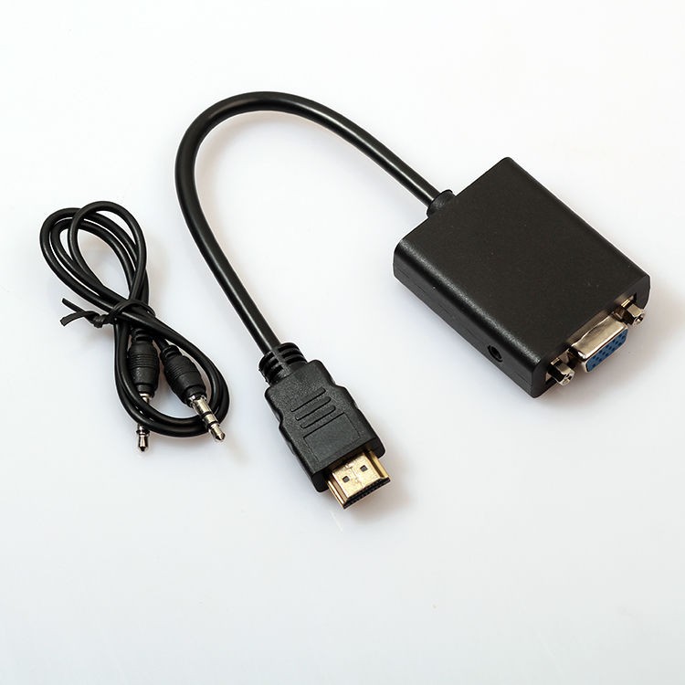 HDMI TO VGA WITH Audio Output HD Conversion Cable