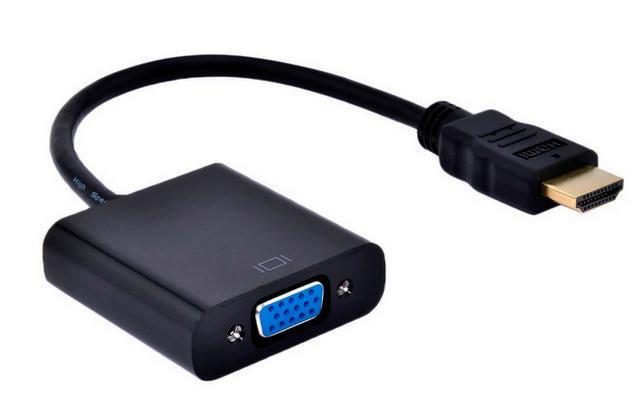 HDMI to VGA Video Converter Adapter (Black)