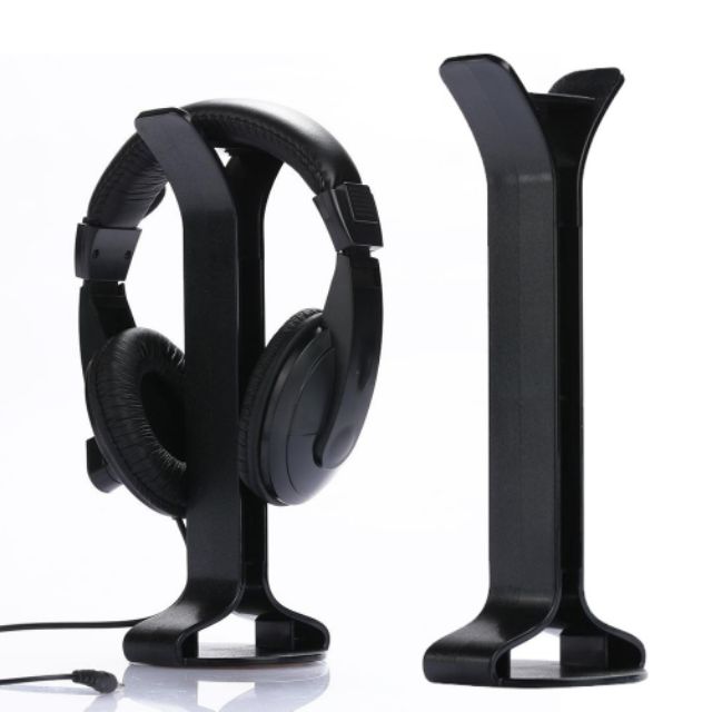 Headphone Stand Headset Hanger Earphone Holder Durable Black Earhooks