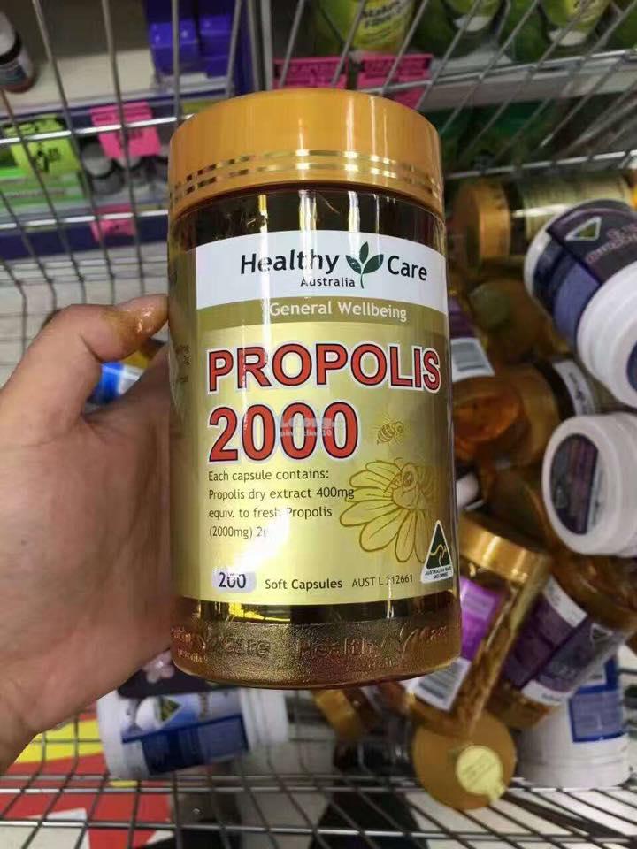 Healthy Care Propolis 2000 200 Capsules Healthy Care