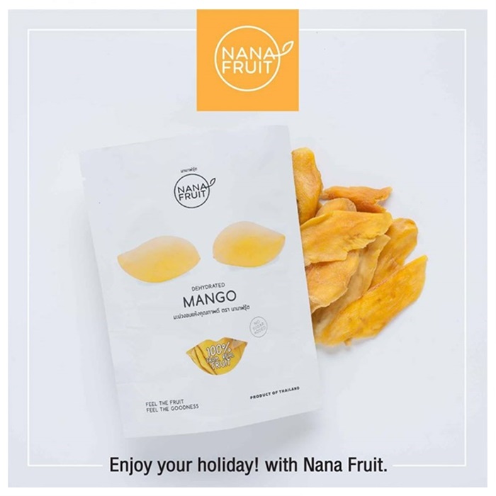 Healthy Snacks Nana Fruit, Dehydrated Thai Fruit Snacks Pack 50G