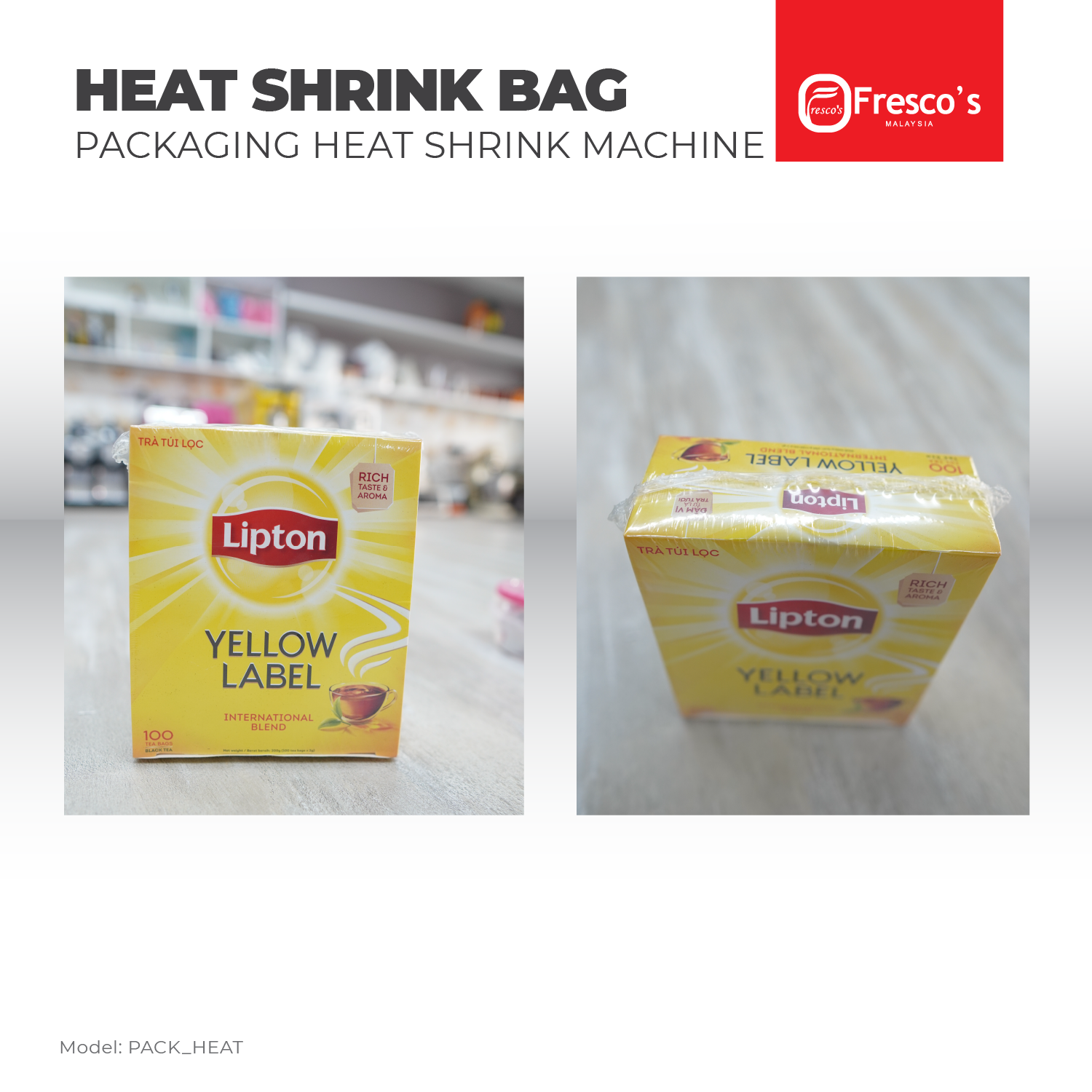 Heat Shrink Wrap Bag 30x25cm Plastic POF 200PCS