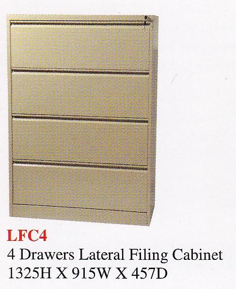 Heavy Duty 4 Drawer Office Filing Cabinet model LFC4