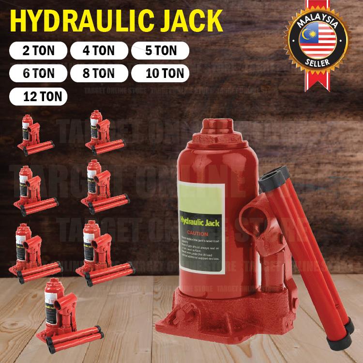 Heavy Duty Hydraulic Bottle Jack Automotive Car Repair Shop Lift Tool