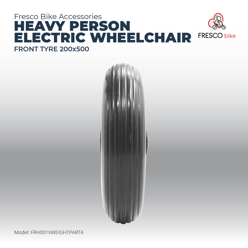 Heavy Person Front Wheel 200x500 Tyre Electric Wheelchair Spare parts