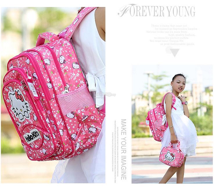 O Kitty School Bag Backpack Good For Casual Outing Kindergarden
