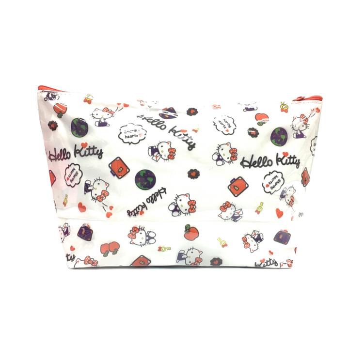 Hello Kitty Women Toiletries Bag Waterproof / Travel Bag (White)
