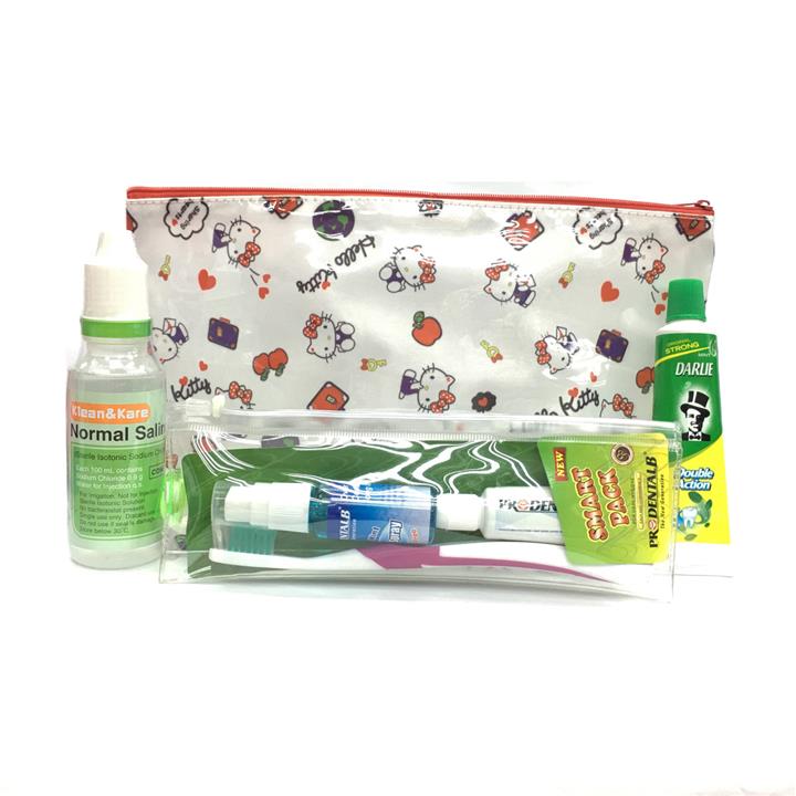 Hello Kitty Women Toiletries Bag Waterproof / Travel Bag (White)