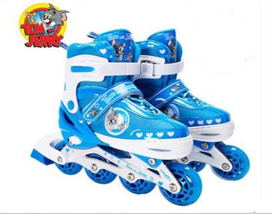 high quality children skates roller skates shoes adjustable flash