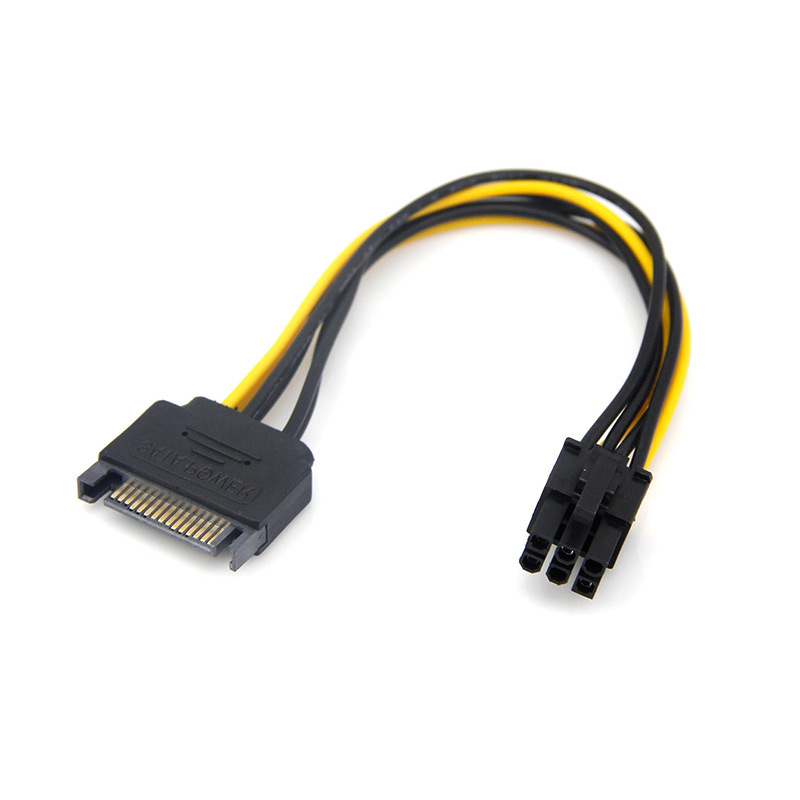 HIGH QUALITY SATA (M) TO 6 PIN POWER CABLE FOR GRAPHIC CARD (CA230)