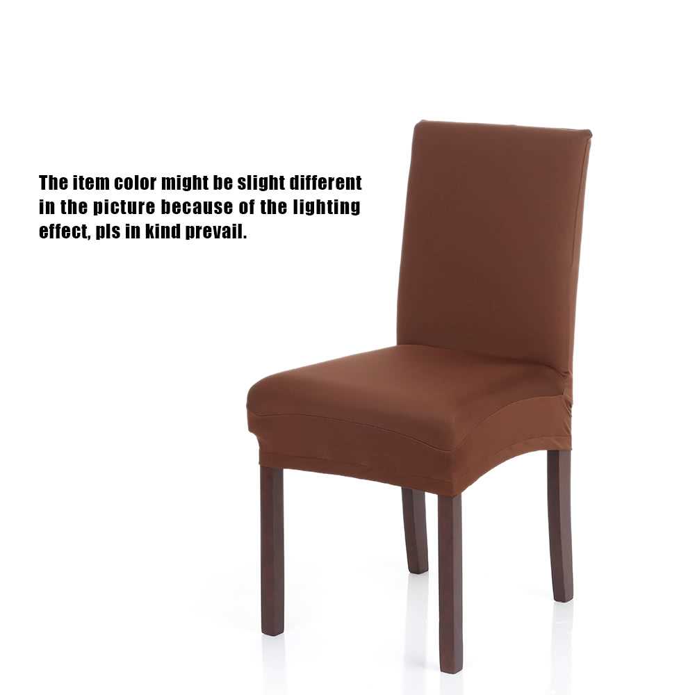 High Quality Stretch Removable Washable Short Dining Chair Cover Soft