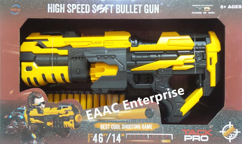 High Speed Soft Bullets Shooting Gun Free 14 Darts Range 14m/40ft