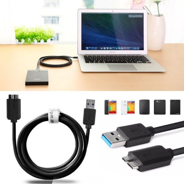 High Speed USB 3.0 Male A To Micro B Data Hard Disk HDD Cable Line Cord 5Gbps 